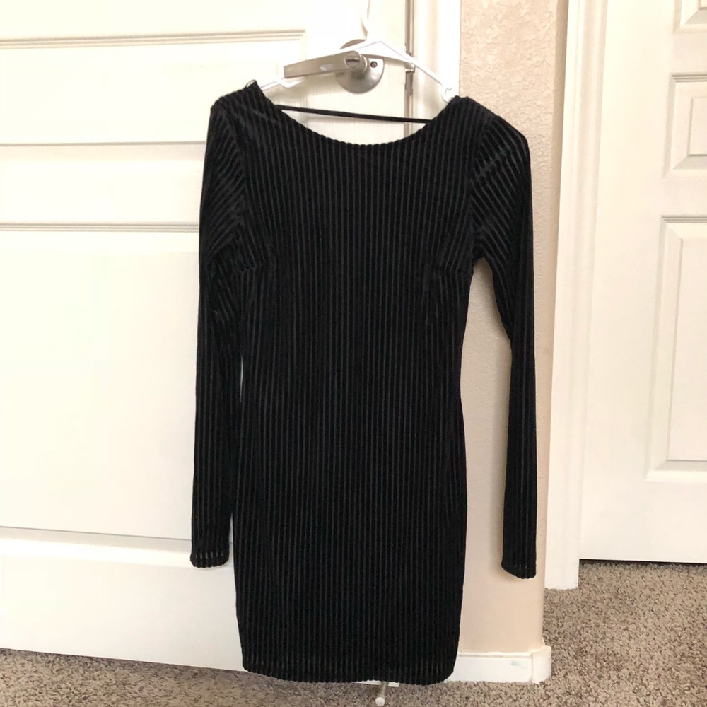 Black Velvet Dress